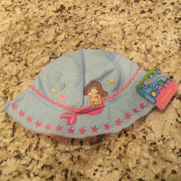 Stephen Joseph Blue/Pink Mermaid Bucket Hat - Picture 1 of 8